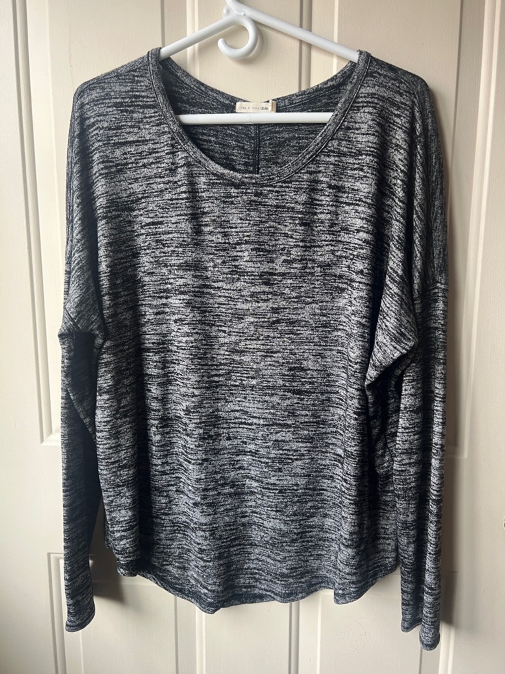 rag & bone scoop neck batwing top